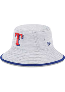 New Era Texas Rangers Grey Game Mens Bucket Hat