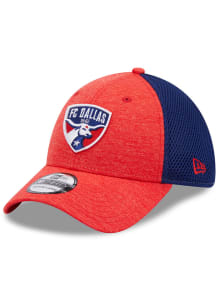New Era FC Dallas Mens Red Shadow Neo 39THIRTY Flex Hat