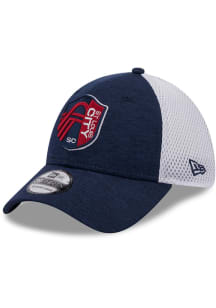 New Era St Louis City SC Mens Navy Blue Shadow Neo 39THIRTY Flex Hat