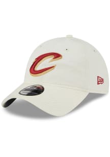 New Era Cleveland Cavaliers Core Classic 2.0 9TWENTY Adjustable Hat - White