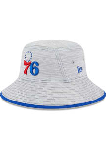 New Era Philadelphia 76ers Grey Game Mens Bucket Hat