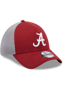 New Era Alabama Crimson Tide Mens Maroon Shadow Neo 39THIRTY Flex Hat