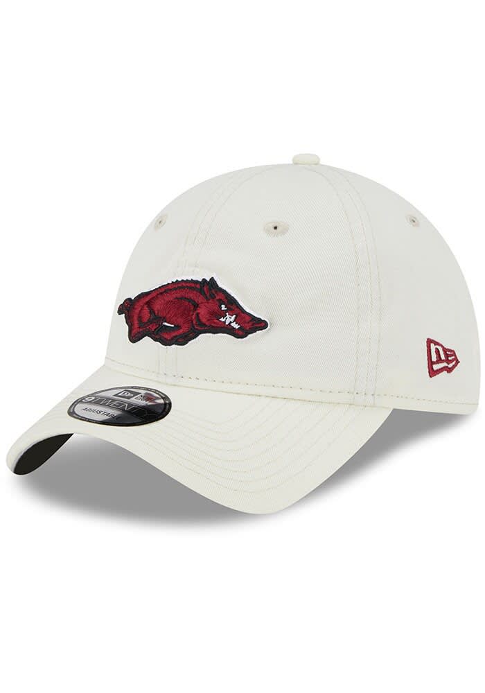 New Era Arkansas Razorbacks Core Classic 2.0 9TWENTY Adjustable Hat White
