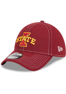 New Era Iowa State Cyclones Mens Maroon Team Classic 39THIRTY Flex Hat