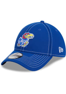 New Era Kansas Jayhawks Mens Blue Team Classic 39THIRTY Flex Hat