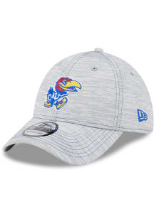 New Era Kansas Jayhawks Mens Grey Speed 39THIRTY Flex Hat