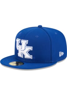 New Era Kentucky Wildcats Mens Blue Patch 59FIFTY Fitted Hat