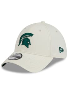 New Era Michigan State Spartans Mens White Classic 39THIRTY Flex Hat