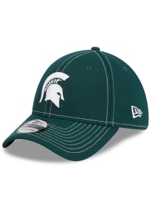 New Era Michigan State Spartans Mens Green Team Classic 39THIRTY Flex Hat
