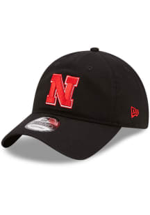 New Era Nebraska Cornhuskers Core Classic 2.0 9TWENTY Adjustable Hat - Black