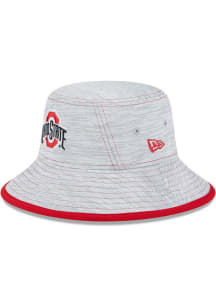 New Era Ohio State Buckeyes Grey Game Mens Bucket Hat