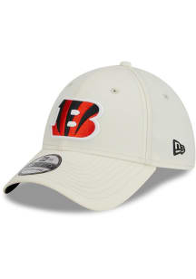 New Era Cincinnati Bengals Mens White Classic 39THIRTY Flex Hat