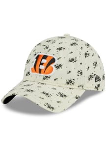 New Era Cincinnati Bengals White Bloom 9TWENTY Womens Adjustable Hat