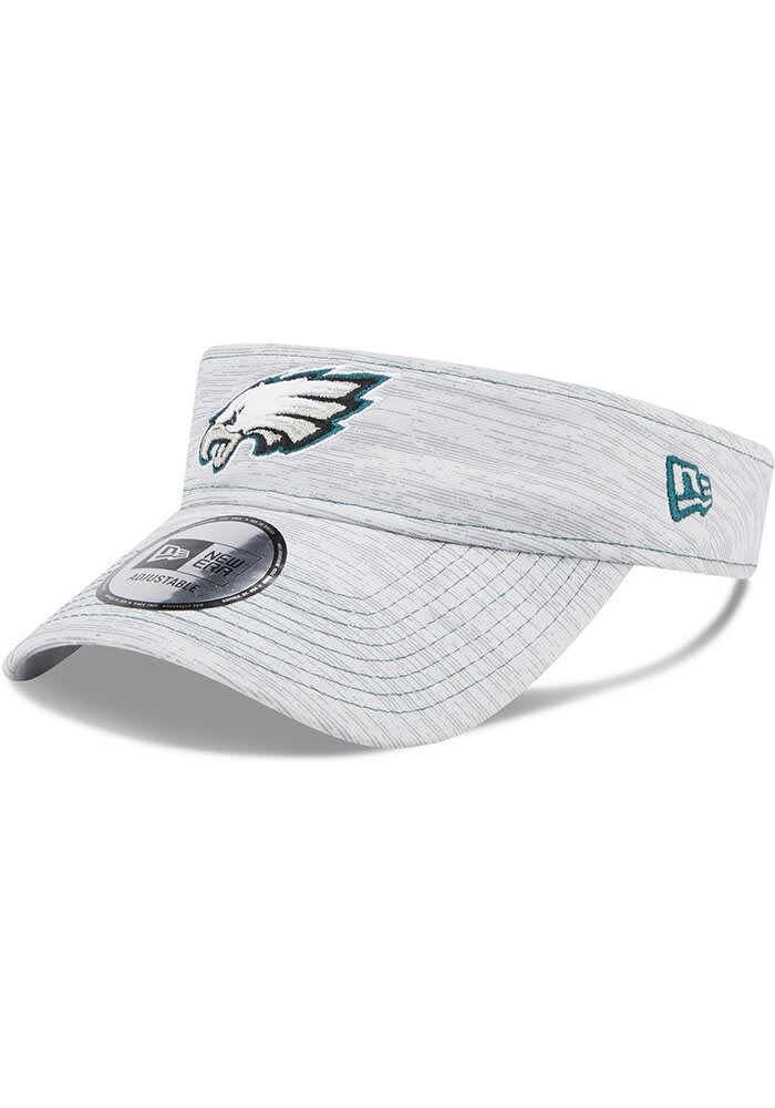 Philadelphia Eagles Perf Grey New Era Adjustable Visor