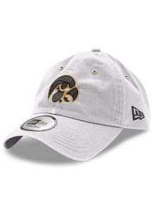 New Era Iowa Hawkeyes Casual Classic Adjustable Hat - White