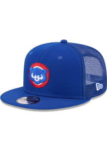 New Era Chicago Cubs Blue Classic Trucker 9FIFTY Mens Snapback Hat