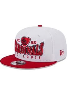 New Era St Louis Cardinals White Crest 9FIFTY Mens Snapback Hat