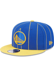 New Era Golden State Warriors Blue Vintage 9FIFTY Mens Snapback Hat