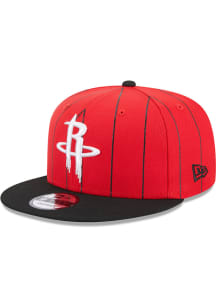 New Era Houston Rockets Red Vintage 9FIFTY Mens Snapback Hat