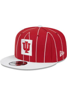 New Era Indiana Hoosiers Red Vintage 9FIFTY Mens Snapback Hat