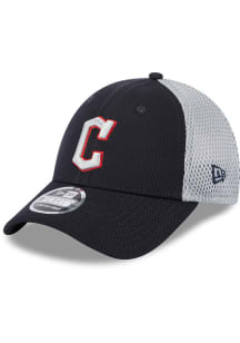 New Era Cleveland Guardians Outline 9FORTY Adjustable Hat - Navy Blue