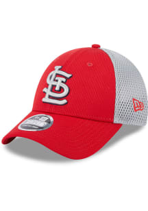 New Era St Louis Cardinals Outline 9FORTY Adjustable Hat - Red