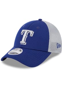 New Era Texas Rangers Outline 9FORTY Adjustable Hat - Blue