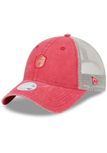 New Era St Louis City SC Red Micro 9TWENTY Womens Adjustable Hat