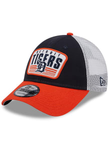 New Era Detroit Tigers Navy Blue JR 2T PATCH 9FORTY Youth Adjustable Hat