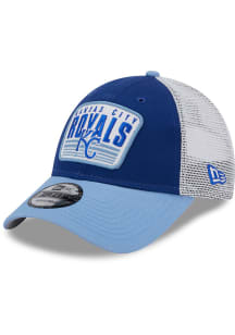 New Era Kansas City Royals Blue JR 2T PATCH 9FORTY Youth Adjustable Hat