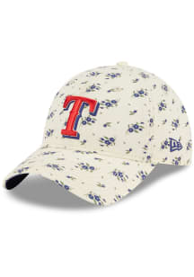 New Era Texas Rangers White JR Bloom 9TWENTY Youth Adjustable Hat