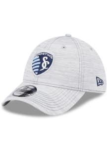 New Era Sporting Kansas City Grey JR Speed 39THIRTY Youth Flex Hat