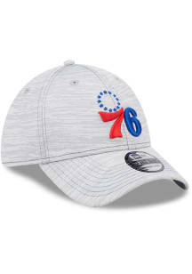 New Era Philadelphia 76ers Grey JR Speed 39THIRTY Youth Flex Hat