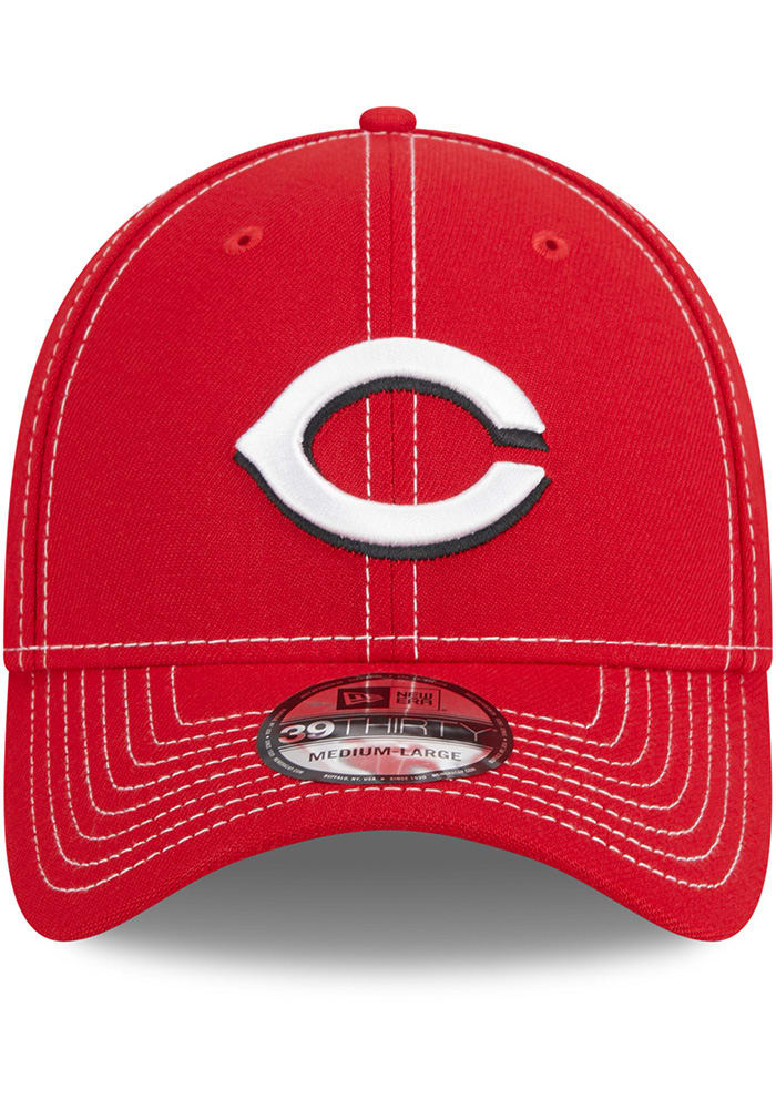 New Era Cincinnati Reds Red Team Classic 39THIRTY Youth Flex Hat