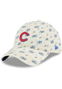 New Era Chicago Cubs White JR Bloom 9TWENTY Adjustable Toddler Hat