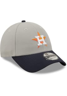 New Era Houston Astros Grey JR The League 9FORTY Adjustable Toddler Hat