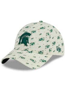 New Era Michigan State Spartans White JR Bloom 9TWENTY Adjustable Toddler Hat