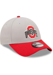New Era Ohio State Buckeyes Grey JR The League 9FORTY Adjustable Toddler Hat
