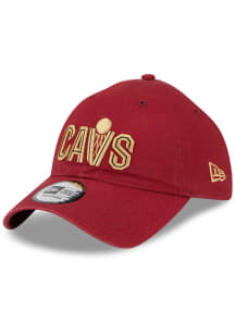 New Era Cleveland Cavaliers Secondary Casual Classic Adjustable Hat - Red