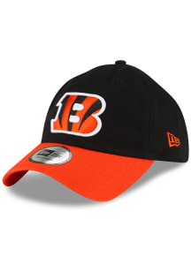 New Era Cincinnati Bengals CSL CL CINBEN BLACK ORANGE B LOGO Adjustable Hat - Black