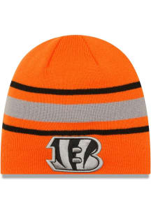 New Era Cincinnati Bengals Orange KNIT BEANIE CINBEN ORANGE B LOGO Mens Knit Hat