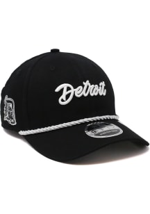 New Era Detroit Tigers Black DL Rope Stretch Snap LP9FIFTY Mens Snapback Hat
