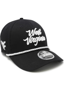 New Era West Virginia Mountaineers Black DL Rope Stretch Snap LP9FIFTY Mens Snapback Hat