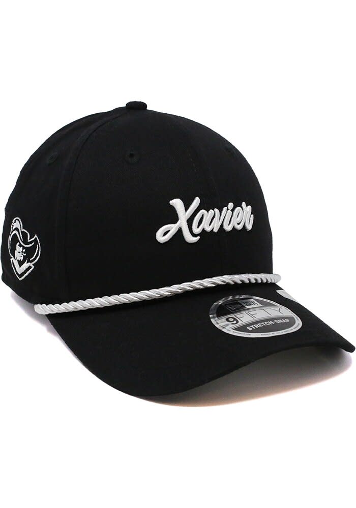 Xavier Musketeers New Era BLACK DL Rope Stretch Snap LP9FIFTY