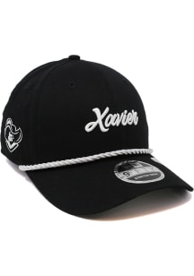 New Era Xavier Musketeers Black DL Rope Stretch Snap LP9FIFTY Mens Snapback Hat