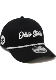 New Era Ohio State Buckeyes Black DL Rope Stretch Snap LP9FIFTY Mens Snapback Hat