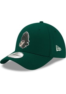 New Era Michigan State Spartans Mens Green Retro Diamond Era 39THIRTY Flex Hat