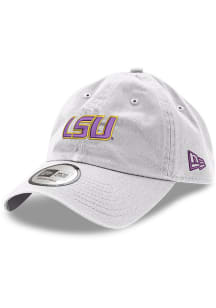 New Era LSU Tigers Casual Classic Adjustable Hat - White