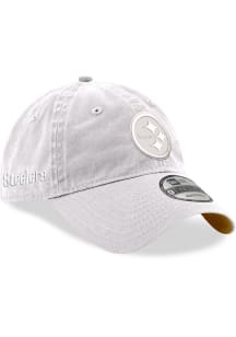 New Era Pittsburgh Steelers Tonal 9TWENTY Adjustable Hat - White