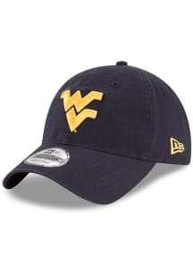New Era West Virginia Mountaineers Core Classic 2.0 9TWENTY Adjustable Hat - Navy Blue
